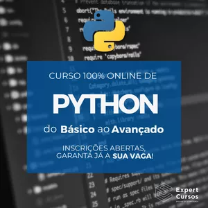 Curso de Python do Básico ao Avançado – 100% Online