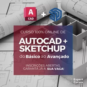 Cursos de AutoCAD e SketchUp do Básico ao Avançado – 100% Online